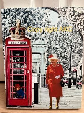 Signed 1st Edition Canvas Print #1/50 London Royal Street Scene 11x14